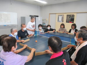 卓球ﾊﾞﾚｰの様子