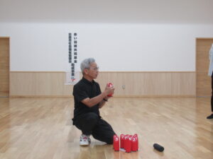 講師の梶谷先生の楽しい指導