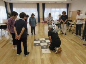 ジョイントマットでビンゴゲーム