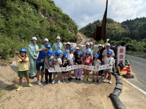 島根県のミライビルダーズ（未来の建設業の担い手の育成）の取り組みに参加し建設業への理解をふかめました。